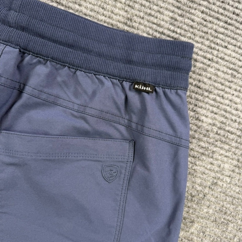 Kuhl Freeflex Shorts Mens Small Charcoal Blue Hiking Outdoor Pull On 7.5" Inseam - Picture 5 of 14